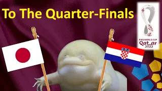 World Cup 2022 Predictions ⚽ Japan vs Croatia 🐸 The Guessing Frog - Round of 16