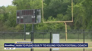 Man to plead guilty to killing youth football coach