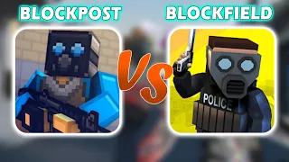 BLOCKPOST Mobile VS BLOCKFIELD - COMPARISON (ANDROID)