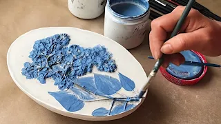 MAKING CERAMICS AT HOME WITHOUT A KILN/ Pottery Clay Plaster ART TUTORIAL