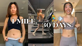 I Ran A Mile Everyday For A Month | 30 Days of Running (omg this was hard😭🏃‍♀️💨...)