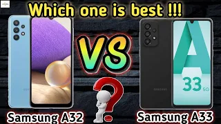 Samsung A32 vs Samsung A33 - Pubg Test , Camera Test , Speed test