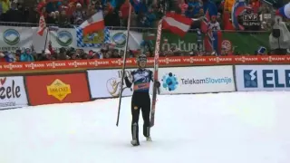 PŚ Planica 2015 - Jurij Tepes 244 m New Personal Best 5x20 Winner !