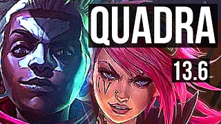 EKKO vs VI (JNG) | 3.2M mastery, 3100+ games, Quadra, 14/5/14, Dominating | KR Grandmaster | 13.6