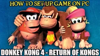Donkey Kong Country 4 The Kongs Return - How to Video and Gameplay