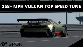 Gran Turismo Sport - 258+ MPH Aston Martin Vulcan | Top Speed Tune #12