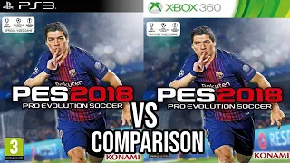 PES 2018 PS3 Vs Xbox 360