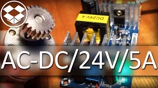 🎬 [REVIEW] Блок питания DC24V-4 AC-DC / 24V / 5A /