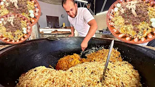 NATIONAL and TRADITSIONAL Popular Uzbek PILAF | The most consumed Street food