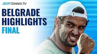 Matteo Berrettini vs Aslan Karatsev | Serbia Open 2021 Final Highlights