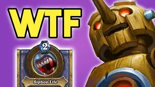 The WORST COMBO Deck EVER w/ Clockwork Automaton! | OP HERO POWER | The Witchwood | Hearthstone