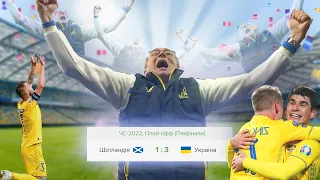 Збірна України VS Шотландія за 2 хвилини 40 секунд