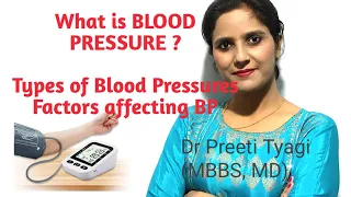 What is Blood Pressure?, Pulse Pressure, Mean Blood pressure, Factors Affecting BP