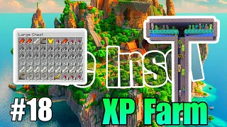 Mini Minecraft Projekt "Die Insel" #18 Wir Bauen eine XP Farm 🫠⚒️