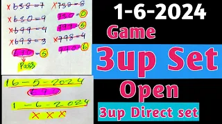 Thai lottery 3up straight set 1-6-2024 | thai lottery 3up direct game open