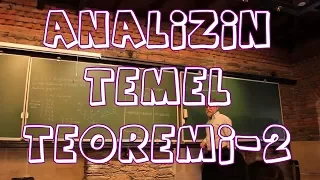 Analizin Temel Teoremi 2 (Derin Matematik 2.27 - Ali Nesin)