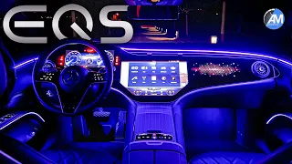 NEW! Mercedes EQS 580 | POV Night Drive✨ & futuristic SOUND | in UHD (4K)