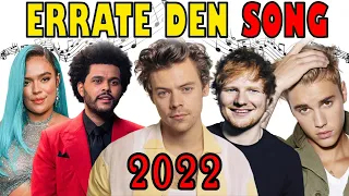 Errate den Song 2022 | Musik Quiz | Errate das Lied 2022