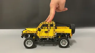 COGO/5800/Конструктор для мальчика/Technic/Джип желтый Land Rover/Lego совместимый