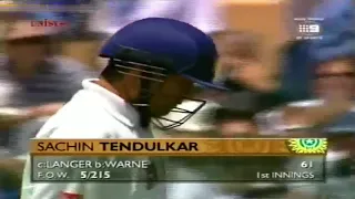 Wrong Decision Against SACHIN TENDULKAR | INDIA VS AUSTRALIA 1999 ADELAIDE TEST |