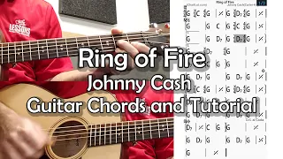 Ring of Fire - Johnny Cash | Guitar Chords and Tutorial