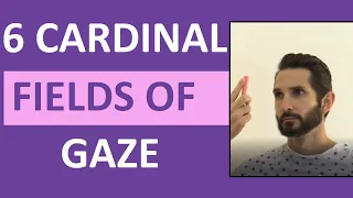 Six Cardinal Fields of Gaze Nursing | Nystagmus Eyes, Cranial Nerve 3,4,6 Test