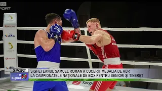 05  SIGHETEANUL SAMUEL ROMAN A CUCERIT MEDALIA DE AUR LA CAMPIONATELE NAȚIONALE DE BOX PENTRU SENIOR