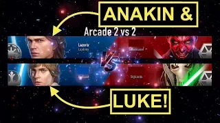 ANAKIN AND LUKE!(2v2) Star Wars: Force Arena - Episode 12