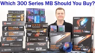 Which 300 Series Motherboard Should You Buy? — H310 to Z390 Covered w/ CPU choices G5400 to i9-9900K