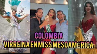 Colombia fue la virreina en miss mesoamerica internacional 2023.