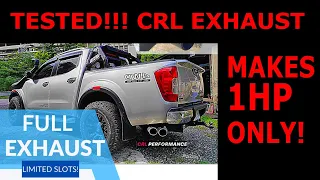 TESTED: Does CRL Performance Exhaust make power? Dyno Tested!