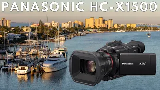 Panasonic HC-X1500, HC-X2000 Video Test 4k 60FPS - Fort Myers Beach Florida.