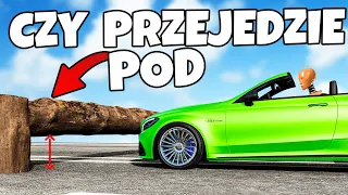 ❄️ CZY AUTO ZMIEŚCI SIĘ W 30 CENTYMETROWEJ DZIURZE!? | BeamNG Drive |