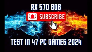 RX 570 8 GB - Test In 47 PC Games 2024 - Ultra settings fps (1080p) | Ryzen 5 4500 /fHDgaming/