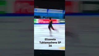 Elizaveta Tuktamysheva SP Russian Championship 3A 23.12.2023 #shorts #3axel #figureskating