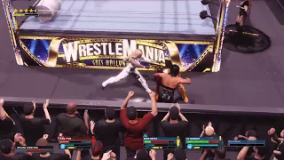 WWE 2K24 Wrestlemania Night One Women’s Tag Team Championships main event