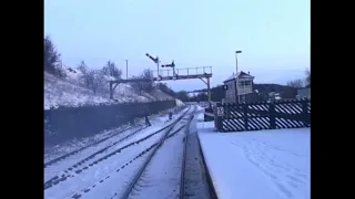 Class 158 cab ride Settle to Leeds in the snow