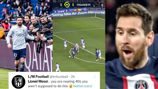 Football community reacts to Messi masterclass against Toulouse