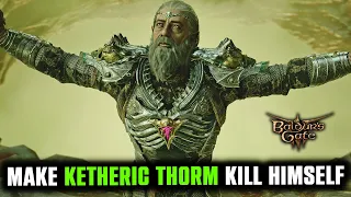 Defeat Ketheric Thorm Easy - Make Ketheric Thorm Kill Himself | Mind Flayer Colony | Baldur's Gate 3