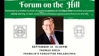 Forum on the Hill- September 2023- Thomas Keels