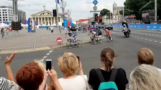 Минск, Беларусь, II Европейские игры, шоссейная велогонка женщины, 22.06.2019