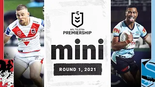 Dragons v Sharks Match Mini | Extended Highlights | Round 1, 2021 | NRL