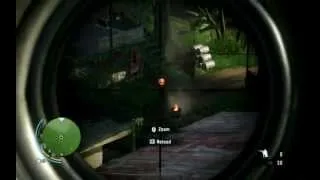 Lets Play Farcry 3 - Liberating An Outpost Undetected Using Sniper Rifle.mp4