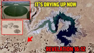 Euphrates river completely drying up Shocked religious people