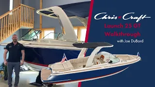 2023 Chris Craft Launch 25 GT Walkthrough