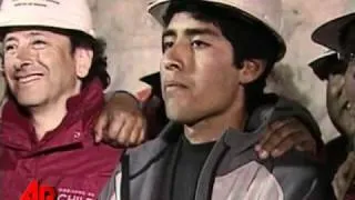 Raw Video: Last Trapped Chilean Miner Rescued