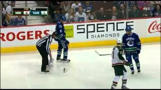 Fan Throws Salmon Fish On The Ice At Vancouver Canucks Game on 4/8/11
