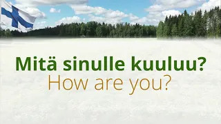 The most common greetings in Finnish