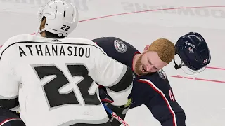 Los Angeles Kings vs Columbus Blue Jackets - NHL Today 3/4/2022 Full Game Highlights - NHL 22 Sim