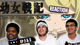 SAGA OF TANYA THE EVIL EPISODE 2 & 3 FULL REACTION - SO THIS IS HOW IT BEGINS!?